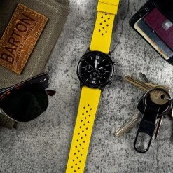 Barton Watch Bands Timex Weekender & Expedition Watches | Tropical-Style 2.0 | Yellow -Barton Watch Bands Shop TROP Yellow SS DT2 9 4eb96682 de03 4ac0 8146 65c03b09e25d