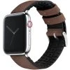 Barton Watch Bands Apple Watch | Walnut Brown Leather And Rubber Hybrid