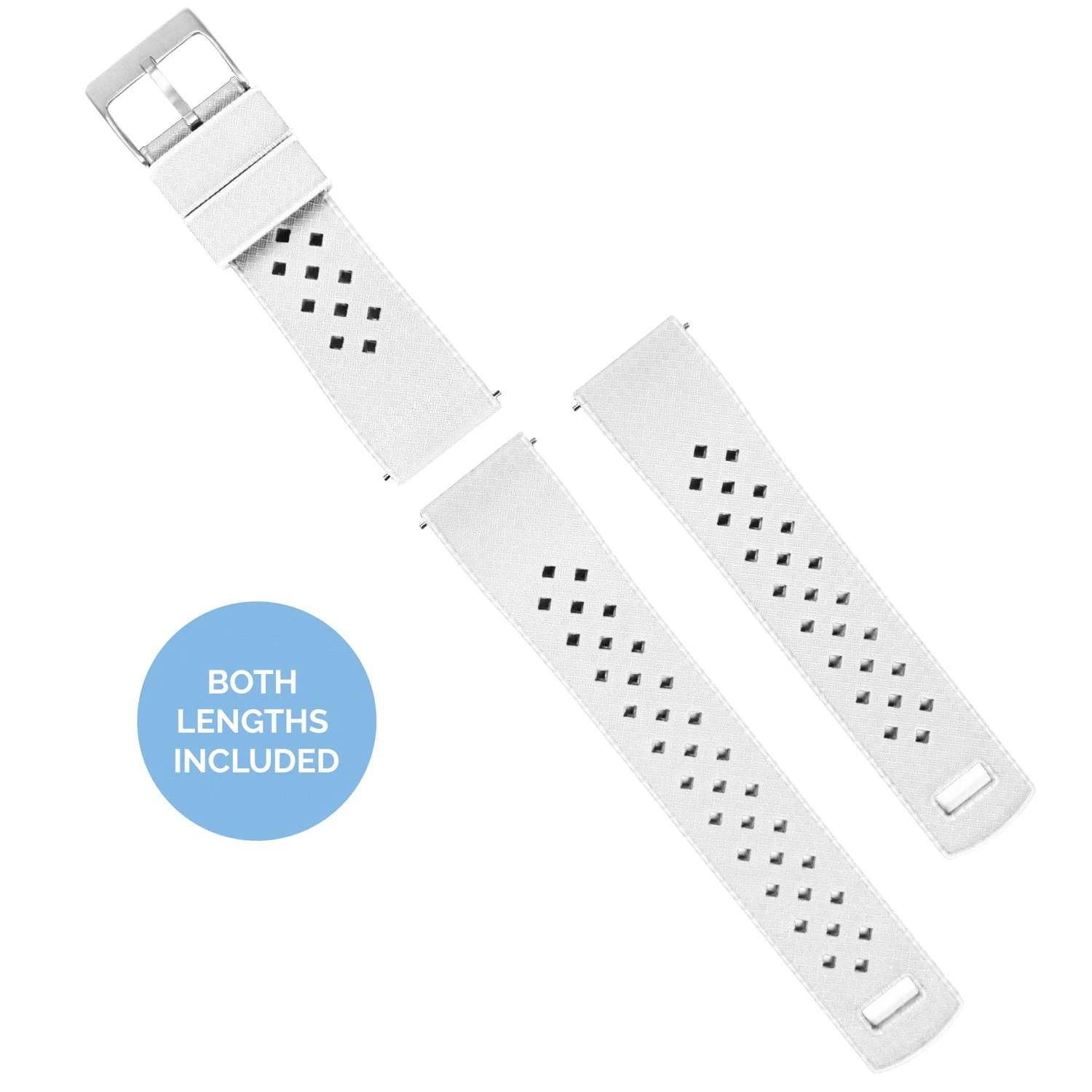 Barton Watch Bands Amazfit Bip | Tropical-Style 2.0 | White 5 Barton Watch Bands Amazfit Bip | Tropical-Style 2.0 | White - Image 3