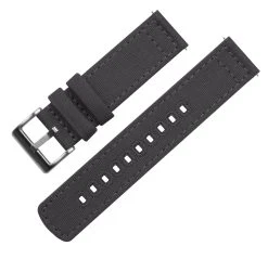 Barton Watch Bands Amazfit Bip | Smoke Grey Canvas -Barton Watch Bands Shop amazfit bip smoke grey canvas amazfit bip barton watch bands 129958