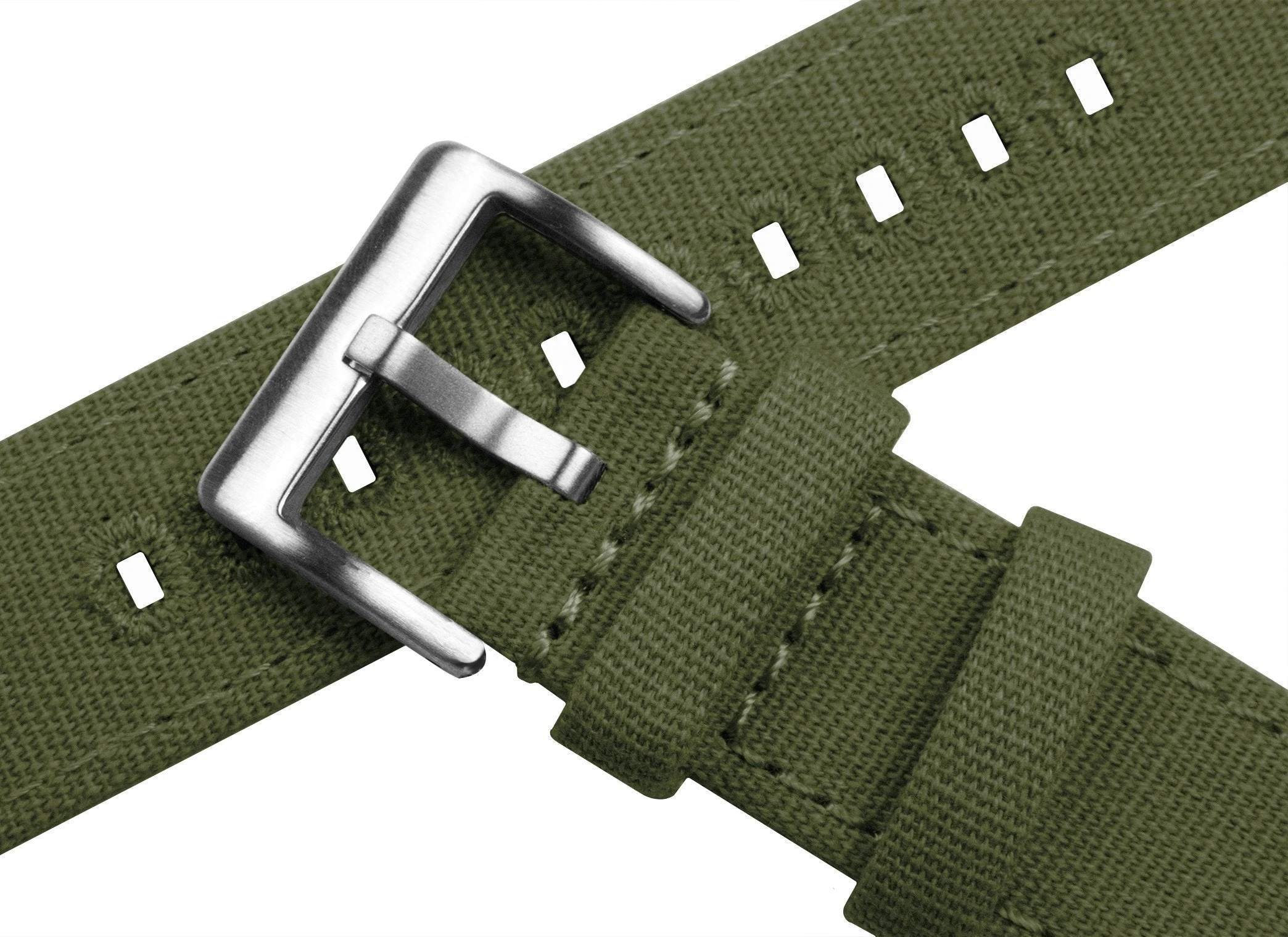 Barton Watch Bands Apple Watch | Army Green Canvas 8 Barton Watch Bands Apple Watch | Army Green Canvas - Image 6