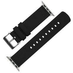 Barton Watch Bands Apple Watch | Black Canvas -Barton Watch Bands Shop apple watch black canvas apple watch bands barton watch bands 461026