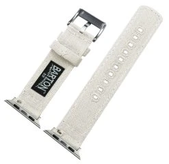 Barton Watch Bands Apple Watch | Linen White Canvas -Barton Watch Bands Shop apple watch linen white canvas apple watch bands barton watch bands 449000