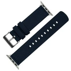 Barton Watch Bands Apple Watch | Navy Blue Canvas -Barton Watch Bands Shop apple watch navy blue canvas apple watch bands barton watch bands 142811