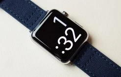 Barton Watch Bands Apple Watch | Navy Blue Canvas -Barton Watch Bands Shop apple watch navy blue canvas apple watch bands barton watch bands 476043