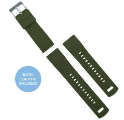 Barton Watch Bands Army Green Top / Black Bottom | Elite Silicone -Barton Watch Bands Shop army green top black bottom elite silicone elite silicone barton watch bands 178794