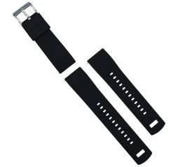Barton Watch Bands Black Top / Crimson Red Bottom | Elite Silicone -Barton Watch Bands Shop black top crimson red bottom elite silicone elite silicone barton watch bands 228599