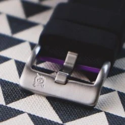 Barton Watch Bands Black Top / Purple Bottom | Elite Silicone -Barton Watch Bands Shop black top purple bottom elite silicone elite silicone barton watch bands 328199