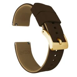 Barton Watch Bands Brown Top / Khaki Bottom | Elite Silicone -Barton Watch Bands Shop brown top khaki bottom elite silicone elite silicone barton watch bands 20mm gold 840867