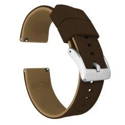Barton Watch Bands Brown Top / Khaki Bottom | Elite Silicone