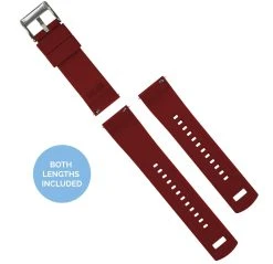 Barton Watch Bands Crimson Red | Elite Silicone -Barton Watch Bands Shop crimson red elite silicone elite silicone barton watch bands 939448