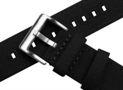 Barton Watch Bands Gear S2 Classic | Black Canvas -Barton Watch Bands Shop gear s2 classic black canvas gear s2 classic watch band barton watch bands 167464