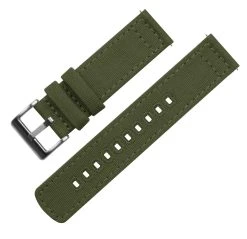 Barton Watch Bands Gear Sport | Army Green Canvas -Barton Watch Bands Shop gear sport army green canvas gear sport watch band barton watch bands 984522