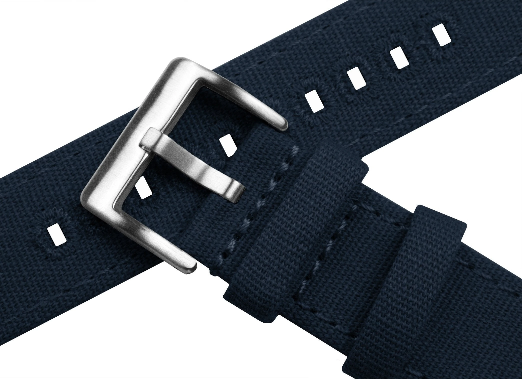 Barton Watch Bands Gear Sport | Navy Blue Canvas 7 Barton Watch Bands Gear Sport | Navy Blue Canvas - Image 5