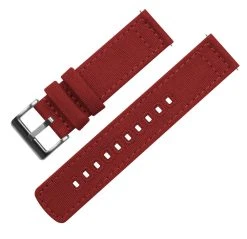 Barton Watch Bands Mobvoi TicWatch | Crimson Red Canvas -Barton Watch Bands Shop mobvoi ticwatch crimson red canvas mobvoi ticwatch barton watch bands 183861