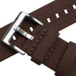 Barton Watch Bands Moto 360 Gen2 | Chocolate Brown Canvas -Barton Watch Bands Shop moto 360 gen2 chocolate brown canvas moto360 band barton watch bands 438925