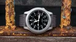 Barton Watch Bands Smoke Grey | Crafted Canvas -Barton Watch Bands Shop smoke grey crafted canvas canvas quick release barton watch bands 364721