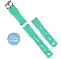 Barton Watch Bands Smoke Grey Top / Mint Green Bottom | Elite Silicone -Barton Watch Bands Shop smoke grey top mint green bottom elite silicone elite silicone barton watch bands 982900