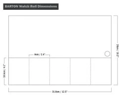 Barton Watch Bands Watch Roll | Waxed Canvas -Barton Watch Bands Shop watch roll waxed canvas hardware barton watch bands 322074