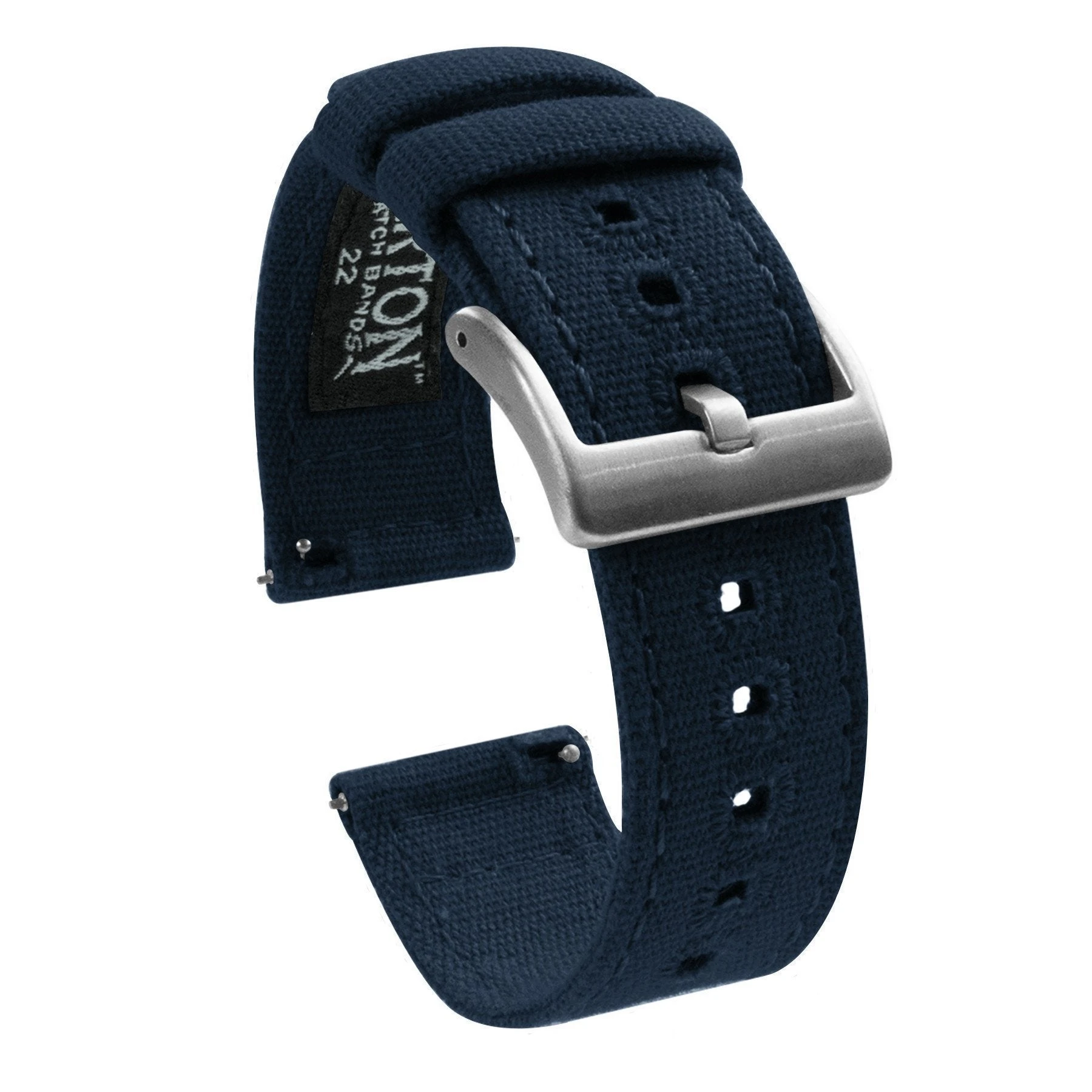 Barton Watch Bands Withings Nokia Activité And Steel HR | Navy Blue Canvas 3 Barton Watch Bands Withings Nokia Activité And Steel HR | Navy Blue Canvas