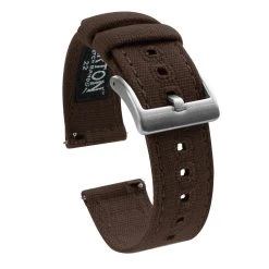 Barton Watch Bands Zenwatch & Zenwatch 2 | Chocolate Brown Canvas